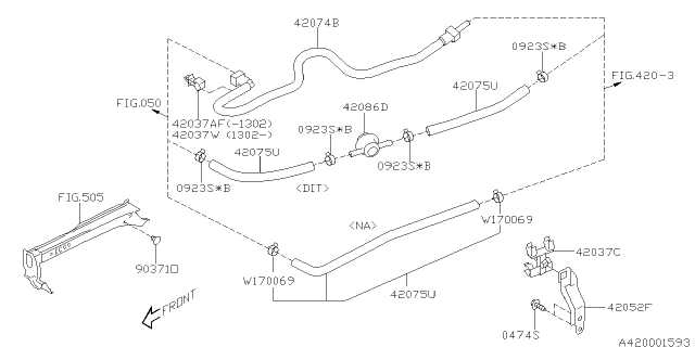 2016 Subaru Forester Fuel Piping Diagram 3