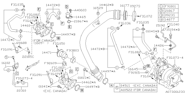 2016 Subaru Forester Air Duct Diagram 3