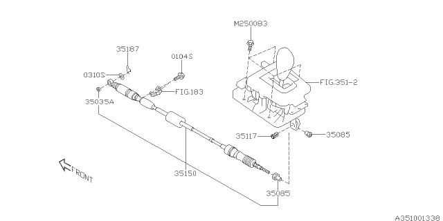 2014 Subaru Forester Selector System Diagram 1