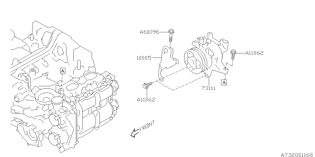 2014 Subaru Forester Compressor Diagram