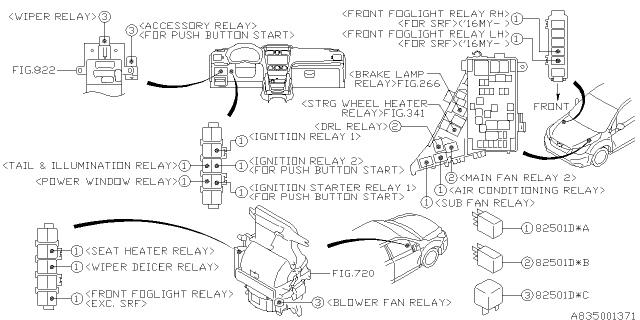 2014 Subaru Forester Electrical Parts - Body Diagram 4