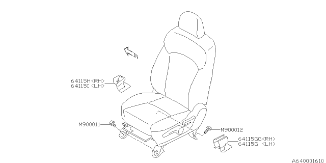 2017 Subaru Forester Front Seat Diagram 4