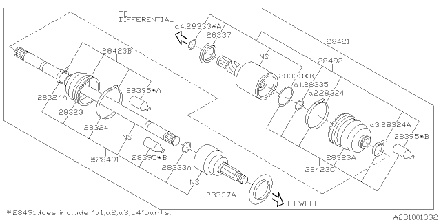 2020 Subaru Impreza Rear Axle Diagram 2