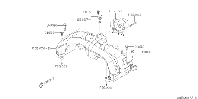 2021 Subaru Impreza Intake Manifold Diagram 4