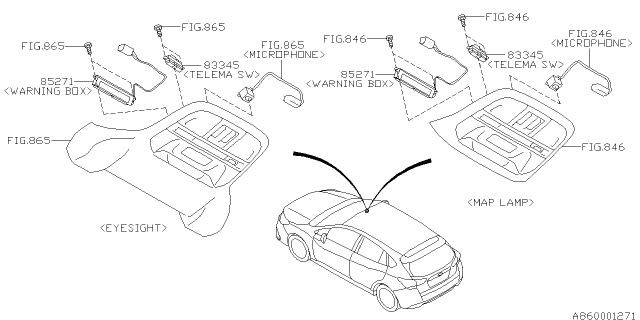 2018 Subaru Impreza Audio Parts - Radio Diagram 2