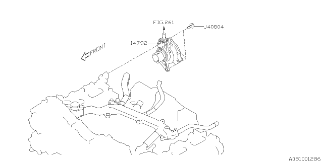 2020 Subaru Impreza Emission Control - EGR Diagram 2