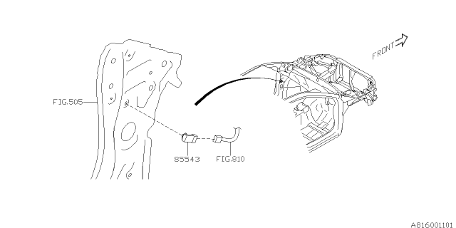 2021 Subaru Impreza Power Window Equipment Diagram