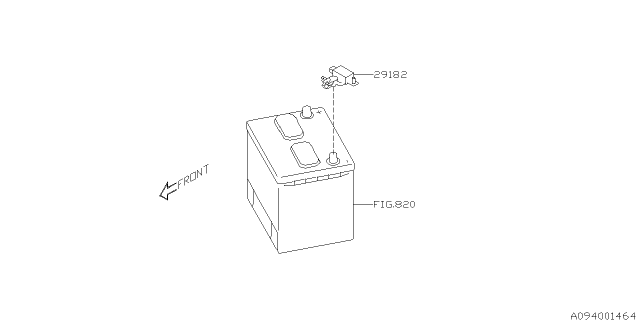 2017 Subaru Impreza Sensor-Battery Diagram for 29182AA05A