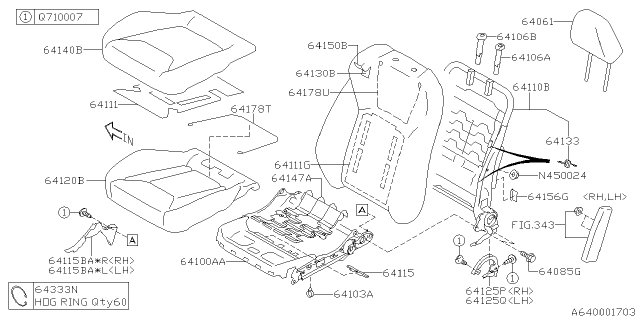 2021 Subaru Impreza Front Seat Diagram 2