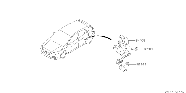 2021 Subaru Impreza Electrical Parts - Body Diagram 1