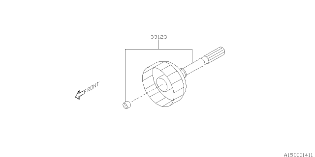 2019 Subaru Impreza Automatic Transmission Assembly Diagram 6