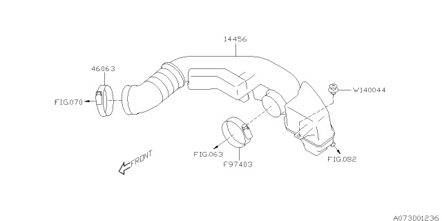 2017 Subaru Impreza Air Duct Diagram