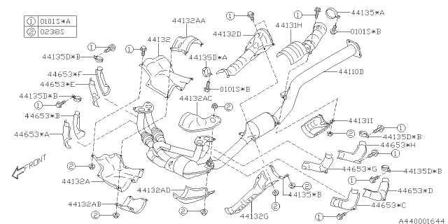 2019 Subaru Impreza Exhaust Diagram 4