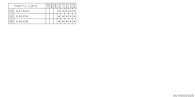 1991 Subaru Justy Front Seat Belt Diagram 2