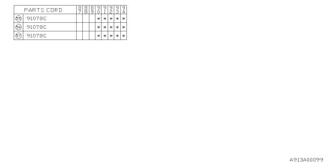 1988 Subaru Justy Protector Diagram 6