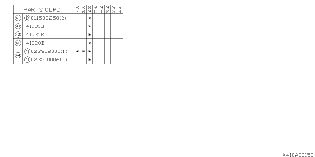 1989 Subaru Justy Engine Mounting Diagram 2