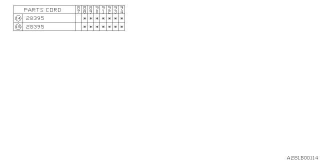 1991 Subaru Justy Rear Axle Diagram 4