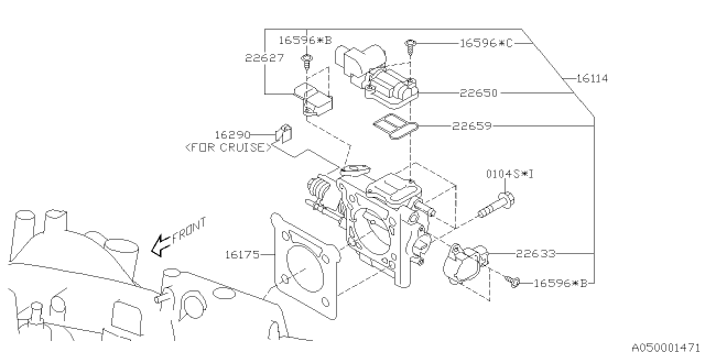 2006 Subaru Impreza STI Intake Manifold Diagram 19