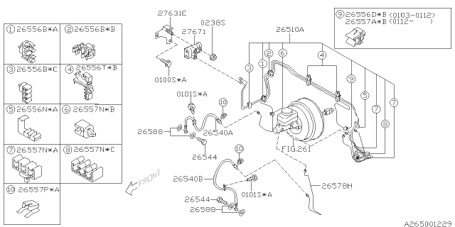 2003 Subaru Impreza Brake Piping Diagram 4