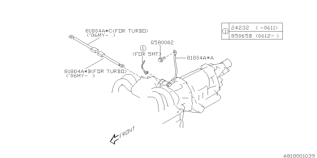 2005 Subaru Impreza Cord - Another Diagram