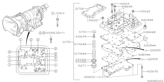 2002 Subaru Impreza Control Valve Diagram 3