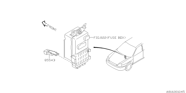 2004 Subaru Impreza STI Power Window Equipment Diagram