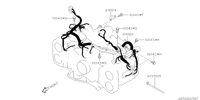 2006 Subaru Impreza STI Intake Manifold Diagram 2