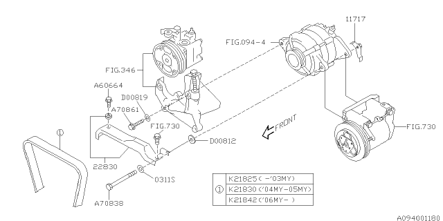 2003 Subaru Impreza WRX Alternator Diagram 3