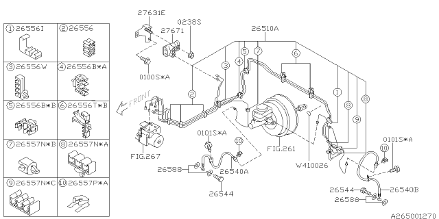 2006 Subaru Impreza Brake Piping Diagram 3