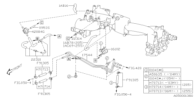 2003 Subaru Impreza Intake Manifold Diagram 8