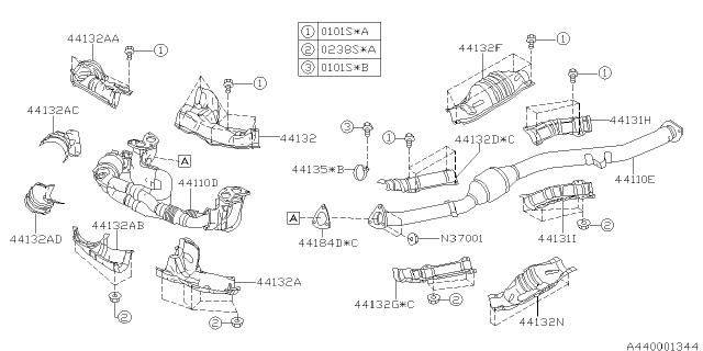 2005 Subaru Impreza Exhaust Diagram 7