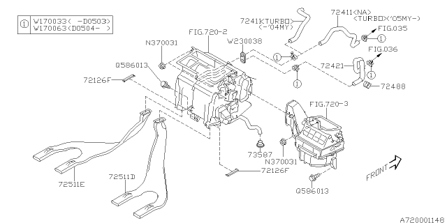 2007 Subaru Impreza WRX Heater System Diagram 4