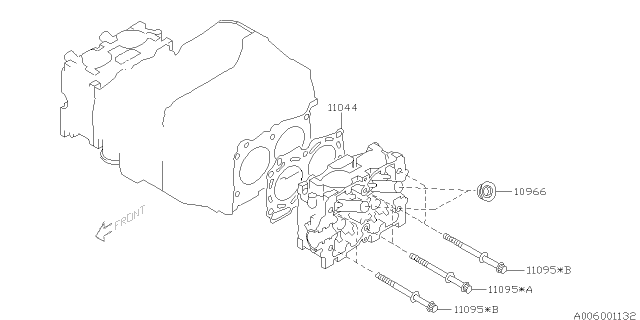 2006 Subaru Impreza WRX Cylinder Head Diagram 4