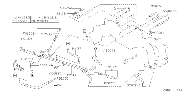 2002 Subaru Impreza WRX Intake Manifold Diagram 5