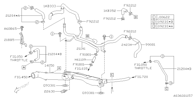 2007 Subaru Impreza WRX Water Pipe Diagram 2