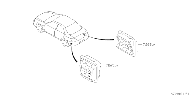 2005 Subaru Impreza STI Heater System Diagram 2