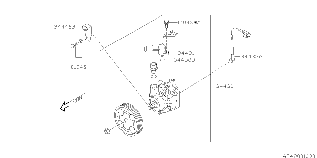 2006 Subaru Impreza Oil Pump Diagram 3