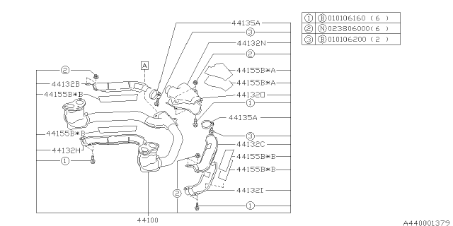 2000 Subaru Impreza Exhaust Diagram 5