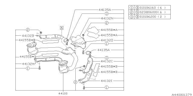 2001 Subaru Impreza Exhaust Diagram 5