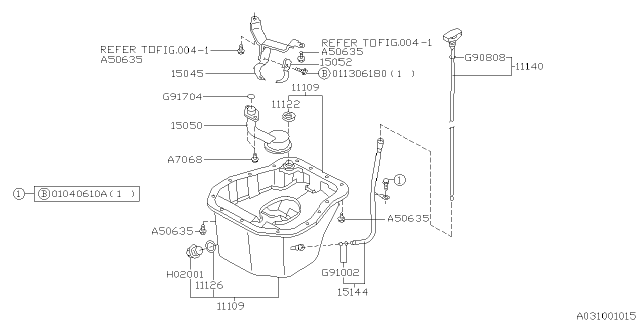 1995 Subaru Impreza Oil Pan Diagram 2