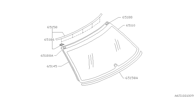 2001 Subaru Impreza Rear Window Diagram