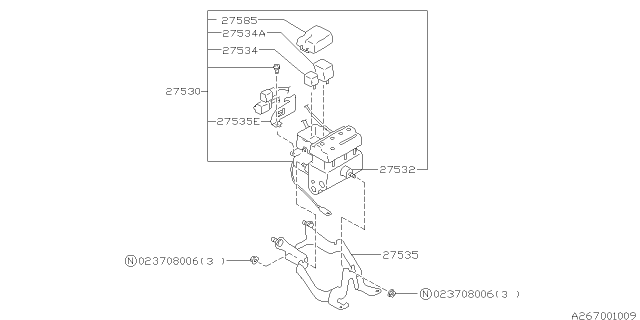 1995 Subaru Impreza Antilock Brake System Diagram 2