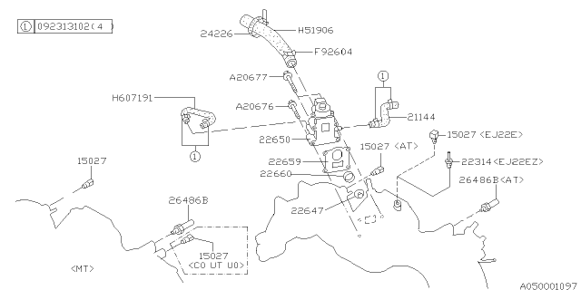 1997 Subaru Impreza Intake Manifold Diagram 1