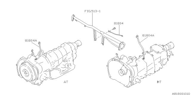 1998 Subaru Impreza Cord - Another Diagram