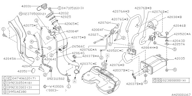 1998 Subaru Impreza Fuel Piping Diagram 4