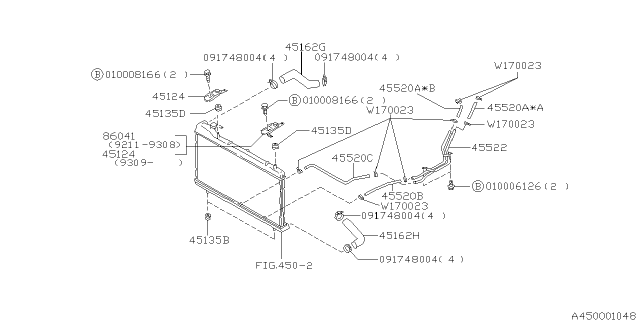 1997 Subaru Impreza Engine Cooling Diagram 1