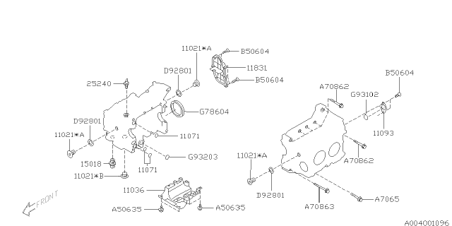 2001 Subaru Impreza Cylinder Block Diagram 2