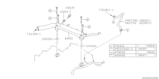 1995 Subaru Impreza Water Pipe Diagram