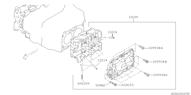 2000 Subaru Impreza Cylinder Head Diagram 1