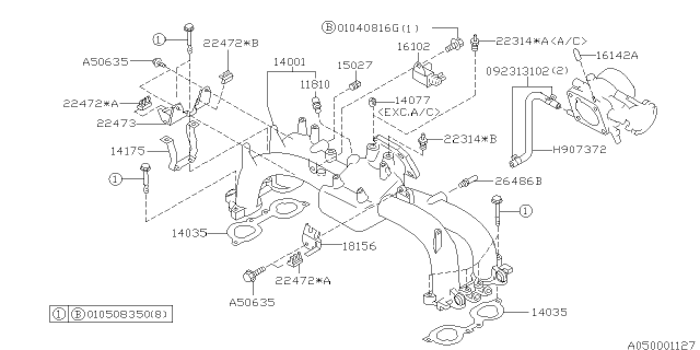 1997 Subaru Impreza Intake Manifold Diagram 3